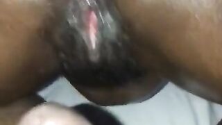 Ebony Ex Cumming all over this Dick