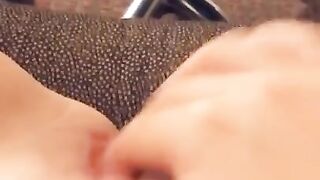 Rubbing Pussy up Close