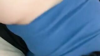 POV Horny Cheating Slut PAWG Wife Twerks Big Booty on Husbands Cock with Creampie Thick White Girl