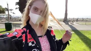 TikTok Teen in LA makes Peeing Video for Boyfriend back Home