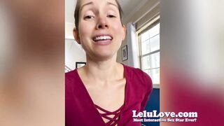 Babe eating six THOUSAND calories then regretting it and two creampie closeups & lots more behind the scenes fun - Lelu Love