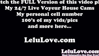 Babe eating six THOUSAND calories then regretting it and two creampie closeups & lots more behind the scenes fun - Lelu Love