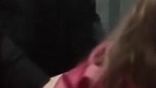 Girl Met by ​ZoneFuck​ Com​ Give Deepthroat in Public Toilet