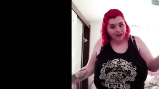 Super busty tiktok girl