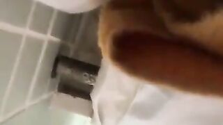 Solo instagram girl twerking shower