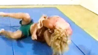 mixed wrestling with a strong fbb- YouTube