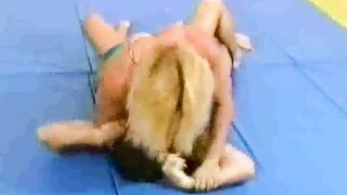 mixed wrestling with a strong fbb- YouTube