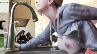 Fucking Friend’s Wife in Kitchen