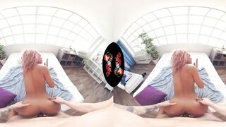 Vrlatina - Big Boobs Latina Riding Creampie VR