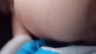 Daddy Cums on my Ass (Close-Up)