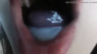 Sexualaddiction suckles herself