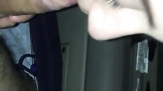 .AMAZING Car SLOPPY BJ on my Big DICK