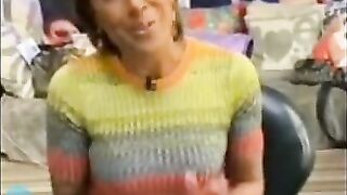 Jerk off challenge – Robin Roberts