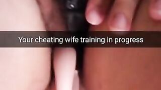 Slut Wife Libido Training in Progress - Snapchat Cuckold Captions