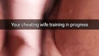 Slut Wife Libido Training in Progress - Snapchat Cuckold Captions