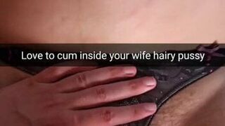 While you at hard work, i will cum inside your wife pussy