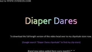 Zara Lei takes on the 2-minute Diapered Bondage-Challenge! | (July 2021)