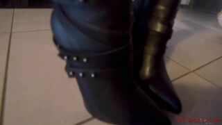 Mistress Boots with High Heels (POV) - Mistress Kym