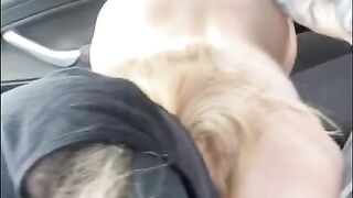 He took off the Blonde by the Road and Fucked Doggy Style with a Dildo in the Ass and Mouth Continue