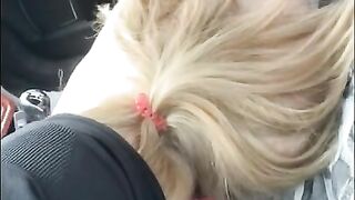 He took off the Blonde by the Road and Fucked Doggy Style with a Dildo in the Ass and Mouth Continue