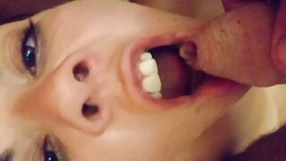 Pissing in Girlfriend's Mouth. she Swallows it All.