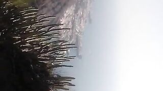 Outdoor Mountain Peak Blowjob with Cum in Mouth