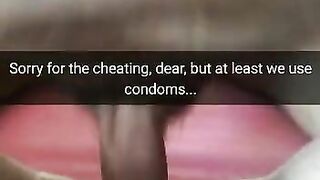 Yeah I cheat on you, but I swear we use condoms! - Milky Mari