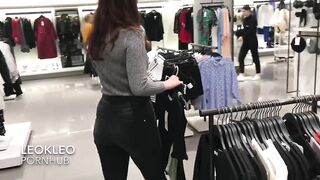 LeoKleo amateur public blowjob in changing room. I swallow all cum.