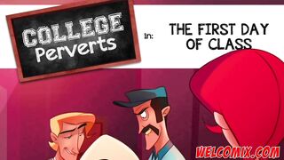 College Perverts - The first day of class