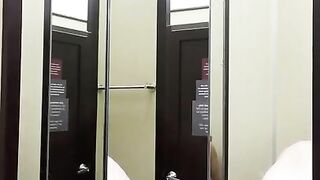 Dressing Room Plug & Pussy Fun