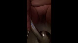 Cleaning the nasty pussy for me to fuck her good