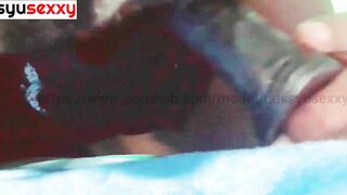 My Aunty sucking dildo