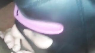 Slave bunny sucking and anal play