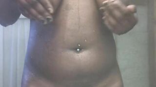 Ebony girl Masturbation