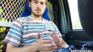 Jacking Off in the Work Van and Unloading a MASSIVE Cumshot