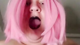 BBW Latina Spits on Big Tits