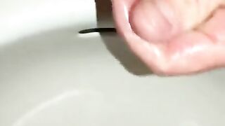 Watch Me Pee - Watch how I can intensely pleasure my penis while squeezing the head while pissing