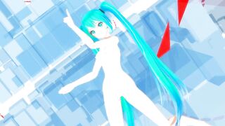 【MMD】Miku - Donuts【1080p】【R-18】