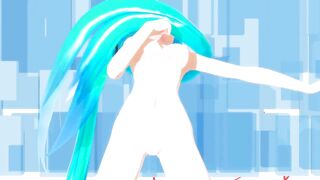 【MMD】Miku - Donuts【1080p】【R-18】