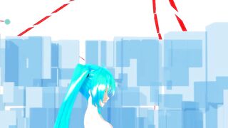 【MMD】Miku - Donuts【1080p】【R-18】