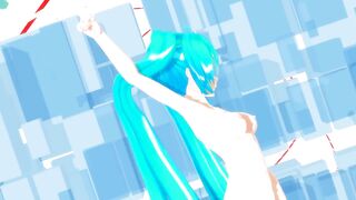 【MMD】Miku - Donuts【1080p】【R-18】