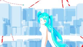 【MMD】Miku - Donuts【1080p】【R-18】