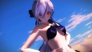 【MMD】Haku - Skyshow【R-18】