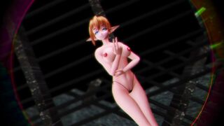 【MMD】Pie close-up + Riding type waist pre-dance【R-18】