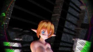 【MMD】Pie close-up + Riding type waist pre-dance【R-18】