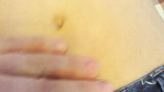 Marikas Belly Button Close up