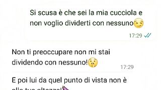 Parlo con la moglie del cornuto 1 parte Chat Whatsapp