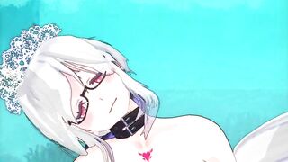 【MMD】Haku-san - Majestic!【R-18】