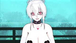 【MMD】Haku-san - Majestic!【R-18】