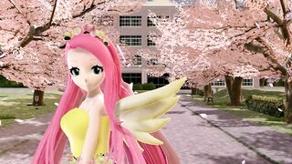 【MMD】TDA Fluttershy【R-18】